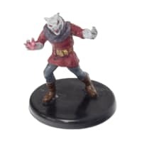Wererat (Red Shirt)  #21a Dragon Heist D&D Miniature